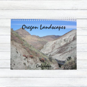 Calendrier Paysages photographiques de l'Oregon