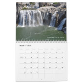 Calendrier Paysages pittoresques de l'Amérique du Nord (Mar 2026)