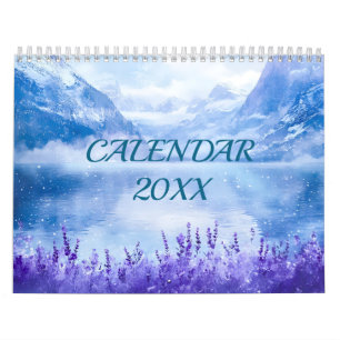 Calendrier Paysages rustiques Paysages de campagne Aquarelle 