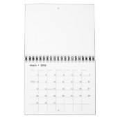 Calendrier Peace Hope Love sublimation (Mar 2026)