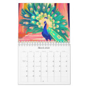 Calendrier peacock calendar (Mar 2026)