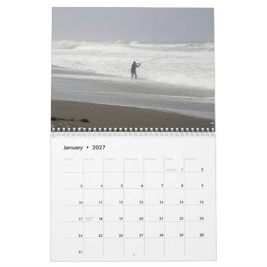 Calendrier Pêche allée (Jan 2027)