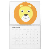 Calendrier peindre des colombes (Jan 2026)