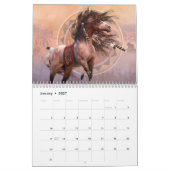 Calendrier peint de poneys (Jan 2027)