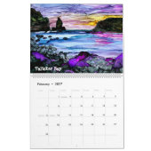 Calendrier peint paysage 2023 (Feb 2027)