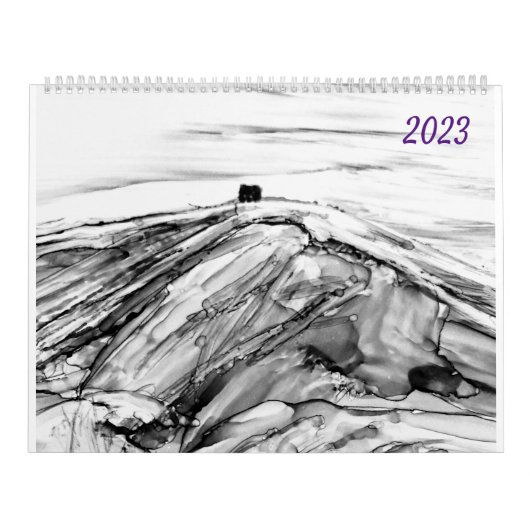 Calendrier peint paysage 2023 (Protection)