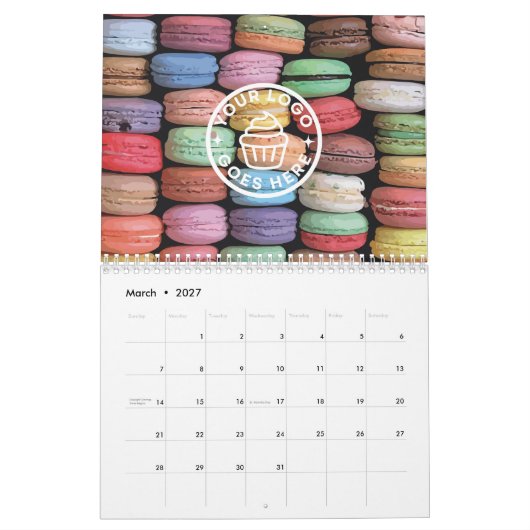 Calendrier Peinture couleur Macaron (Mar 2027)