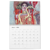 Calendrier Peinture de Gustav Klimt (Mar 2026)