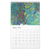 Calendrier Peinture de Gustav Klimt (Feb 2027)