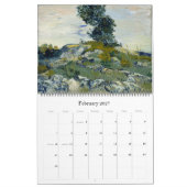 Calendrier Peinture de paysage de Van Gogh (Feb 2027)
