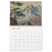 Calendrier peinture traditionnelle japonaise ukiyo-e (Mar 2026)