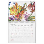 Calendrier Peintures à fleurs (Feb 2027)
