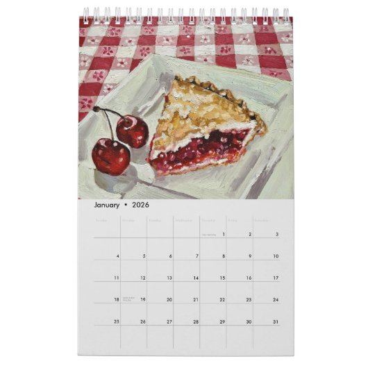 Calendrier Peintures à l'huile de Piya Samant (Jan 2026)