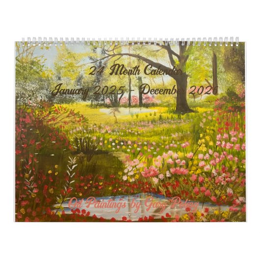 Calendrier Peintures à l'huile par Gary Poling 24 Mois (Protection)