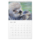 Calendrier Peintures animales de Kirsten Sneath (Mar 2026)