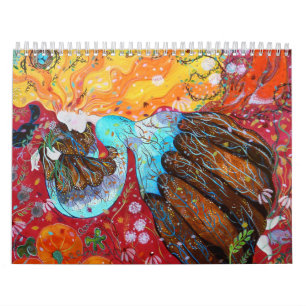 Calendrier Peintures colorées. 2013.