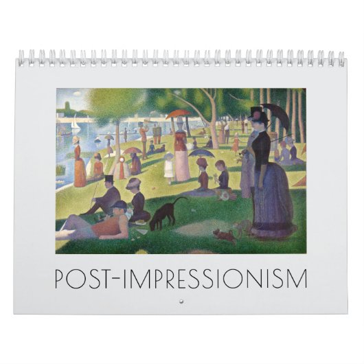Calendrier Peintures d'art fin de Post-Impressionnisme (Protection)