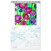 Calendrier Peintures de fleurs Fantabuloustef - 2026 - 202x (Jan 2027)