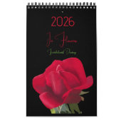 Calendrier Peintures de fleurs Fantabuloustef - 2026 - 202x (Protection)