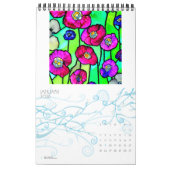 Calendrier Peintures de fleurs Fantabuloustef - 2026 - 202x (Jan 2026)