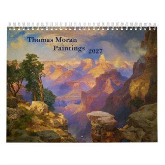 Calendrier Peintures de paysages de Thomas Moran 2027