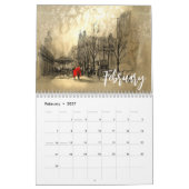 Calendrier Peintures de paysages taille MOYENNE (Feb 2027)