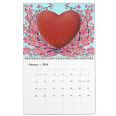 Calendrier Peintures de plume (Feb 2026)