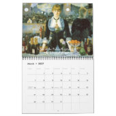 Calendrier Peintures d'impressionnisme vintage (Mar 2027)