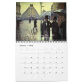 Calendrier Peintures d'impressionnisme vintage (Jan 2026)