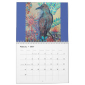 Calendrier Peintures d'oiseaux (Feb 2027)
