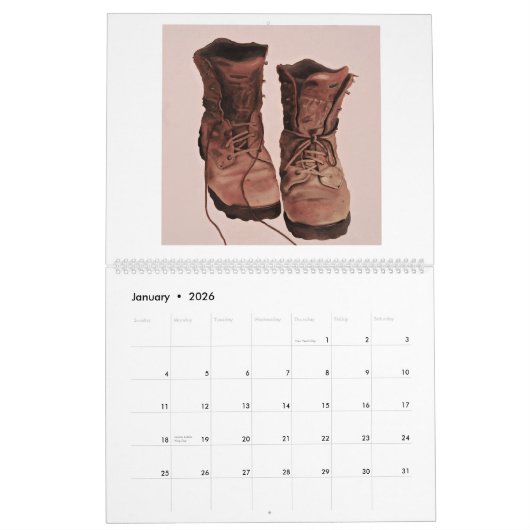 Calendrier Peintures par Lorenzo Aguayo (Jan 2026)