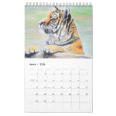 Calendrier Peintures sur les animaux et les oiseaux mignons (Mar 2026)