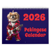Calendrier Pekingese Calendar (Protection)