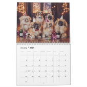 Calendrier Pekingese Calendar (Jan 2027)