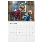 Calendrier Pekingese Calendar (Feb 2027)