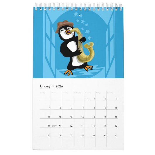 Calendrier Penguins 365 (Jan 2026)