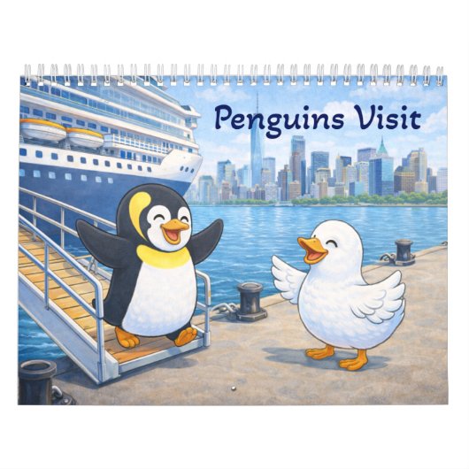Calendrier Penguin's Visit to NYC (Protection)