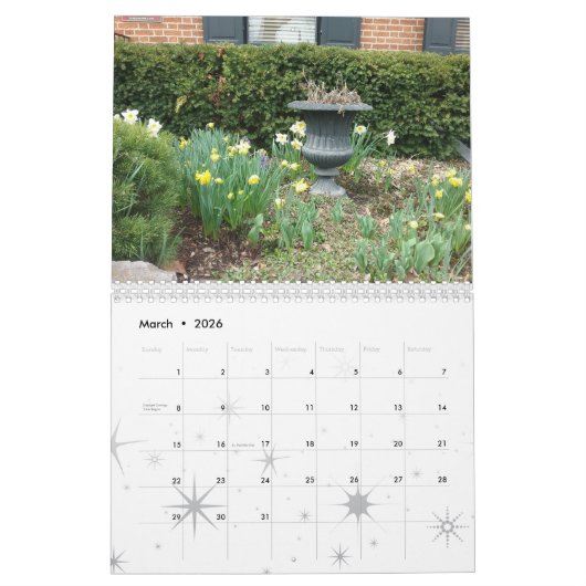 Calendrier Pennsylvanie (Mar 2026)