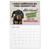 Calendrier Pensées hilarantes de mon Dachshund (Mar 2026)