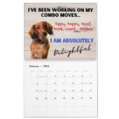 Calendrier Pensées hilarantes de mon Dachshund (Feb 2026)