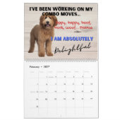Calendrier Pensées hilarantes de Mon Labradoodle (Feb 2027)