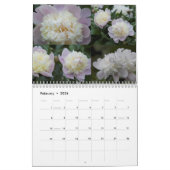 Calendrier Peonies de mon jardin (Feb 2026)