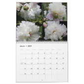 Calendrier Peonies de mon jardin (Mar 2027)