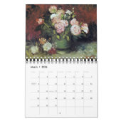 Calendrier Peony Art (5,5 po x 7 po) (Mar 2026)