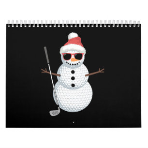 Calendrier Père Noël Bonhomme de neige Balle de golf Cadeau d