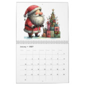 Calendrier Père Noël toute l'année (Jan 2027)