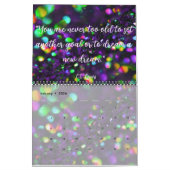 Calendrier Période personnalisée Foncé pourpre (Jan 2026)