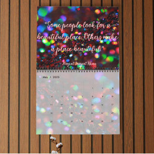 Calendrier Période personnalisée - Rouge foncé