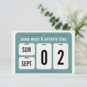 Calendrier perpétuel Enregistrer la carte Date (Debout devant)