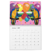 Calendrier Perroquets    (Jan 2027)